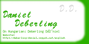 daniel deberling business card